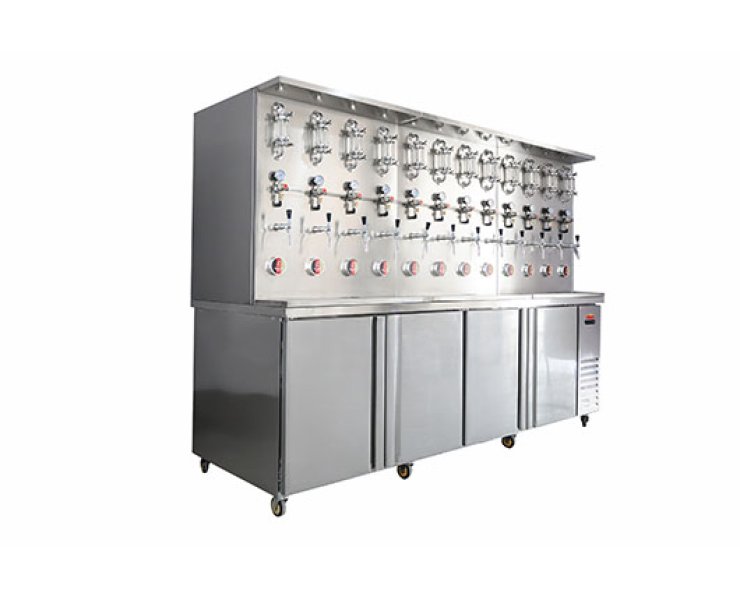 Beer Taps Wall With Double Cooling System