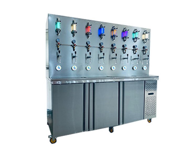 Beer Taps Wall With Double Cooling System