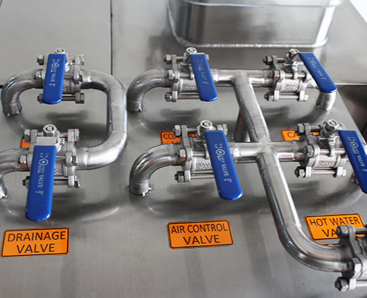 Manual keg washer-72