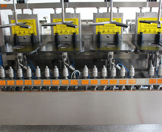 High-end version four heads keg washer and filler-269